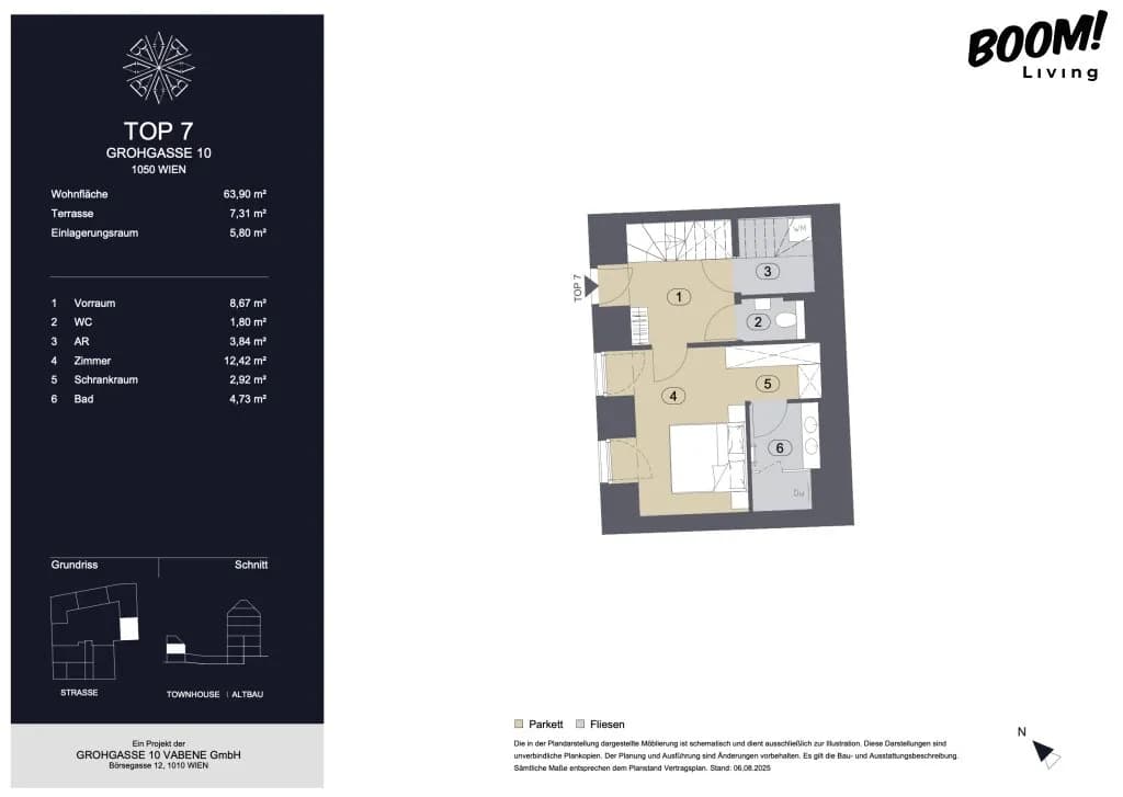 2-Zimmer-Wohnung kaufen in Wien – 63,9 m², € 640.000 – Bild 8 von 9