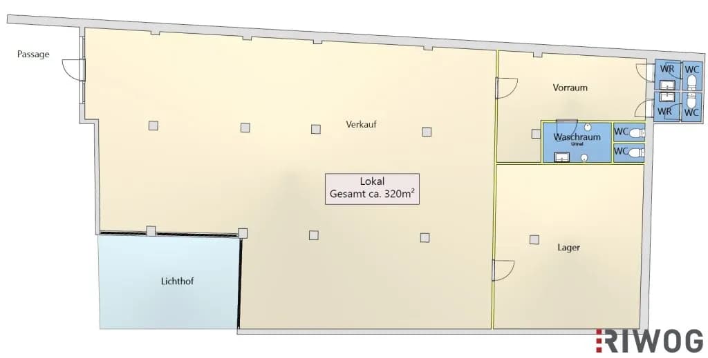 Gewerbeimmobilie mieten in Korneuburg – 320 m², € 2.047 – Bild 16 von 16