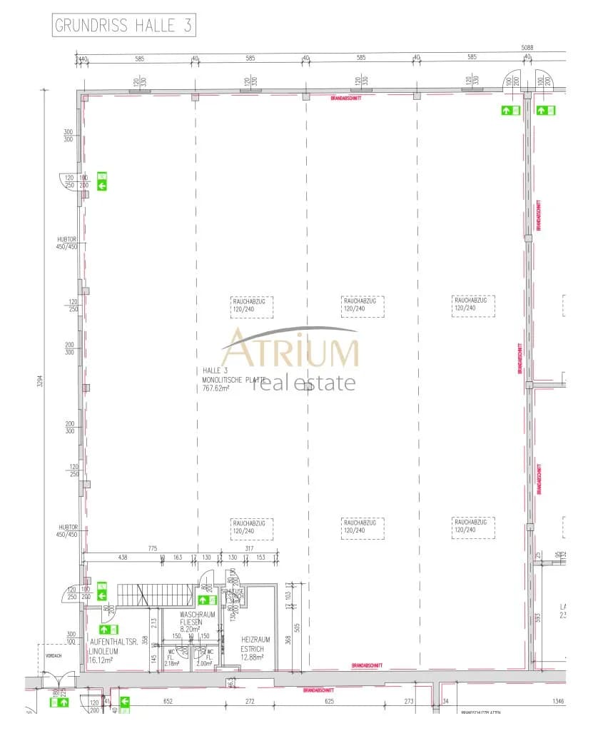 5-Zimmer-Gewerbeimmobilie mieten in Baden – 850 m², € 6.300 – Bild 9 von 11