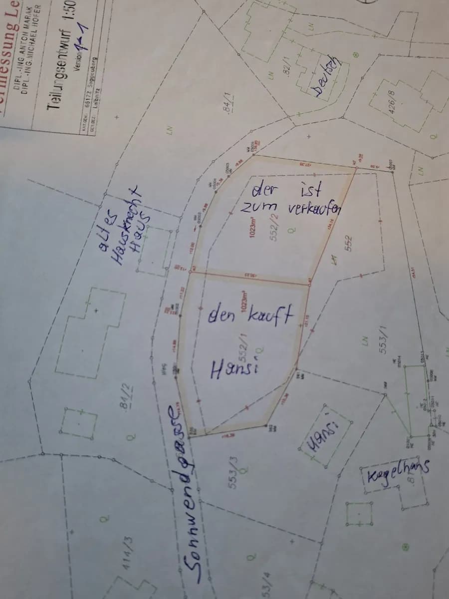 Grundstück kaufen in Leibnitz – 1 023 m², € 149.000 – Bild 3 von 3