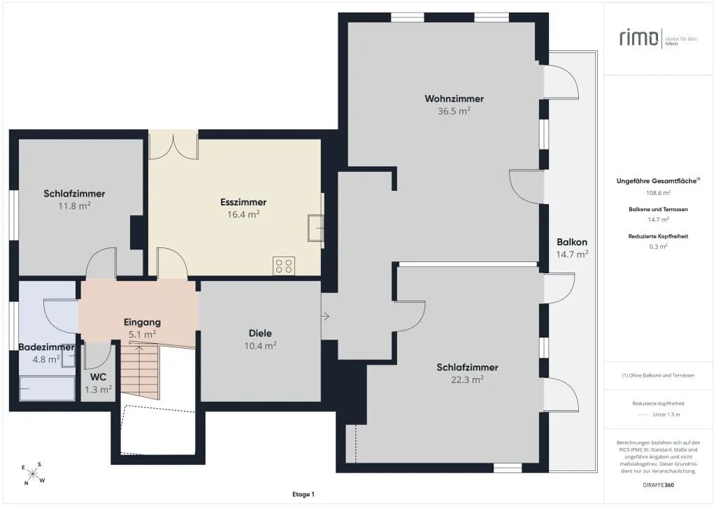 3-Zimmer-Wohnung mieten in Feldkirch – 120 m², € 1.573 – Bild 45 von 45