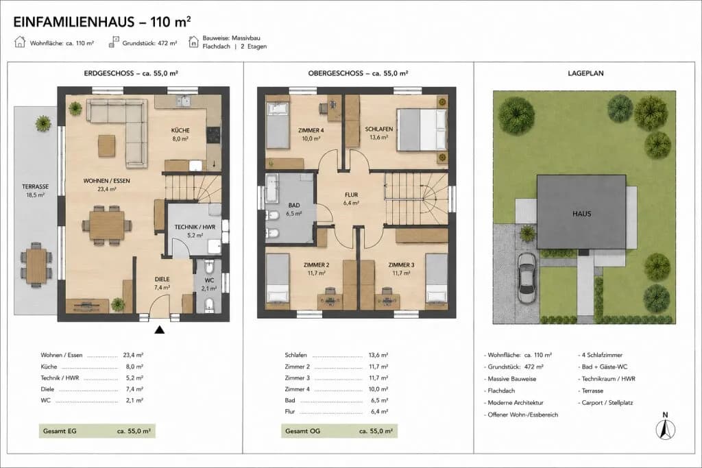 Haus kaufen in Baden – 110 m², € 515.200 – Bild 2 von 7