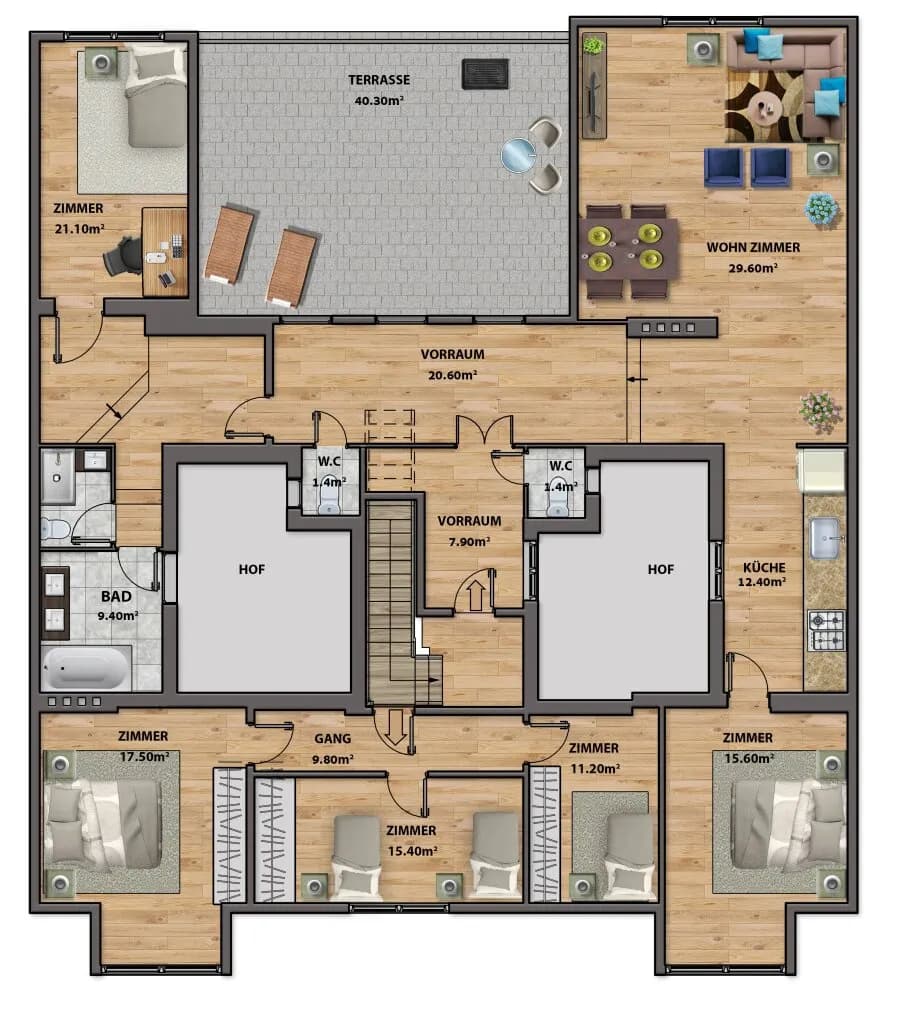 6-Zimmer-Wohnung kaufen in Wien – 177 m², € 988.900 – Bild 53 von 53