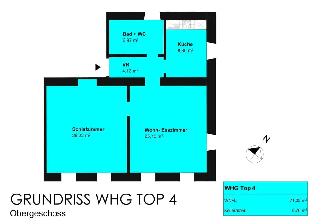 Wohnung mieten in Neunkirchen – 71,22 m², € 716 – Bild 9 von 9