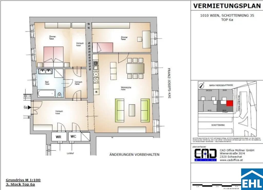 3-Zimmer-Wohnung mieten in Wien – 130,24 m², € 2.995 – Bild 17 von 17