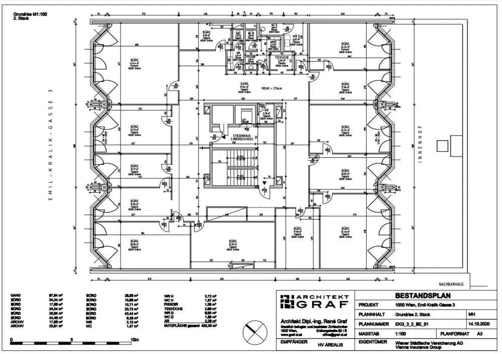 Gewerbeimmobilie mieten in Wien – 432 m², € 10 – Bild 2 von 5