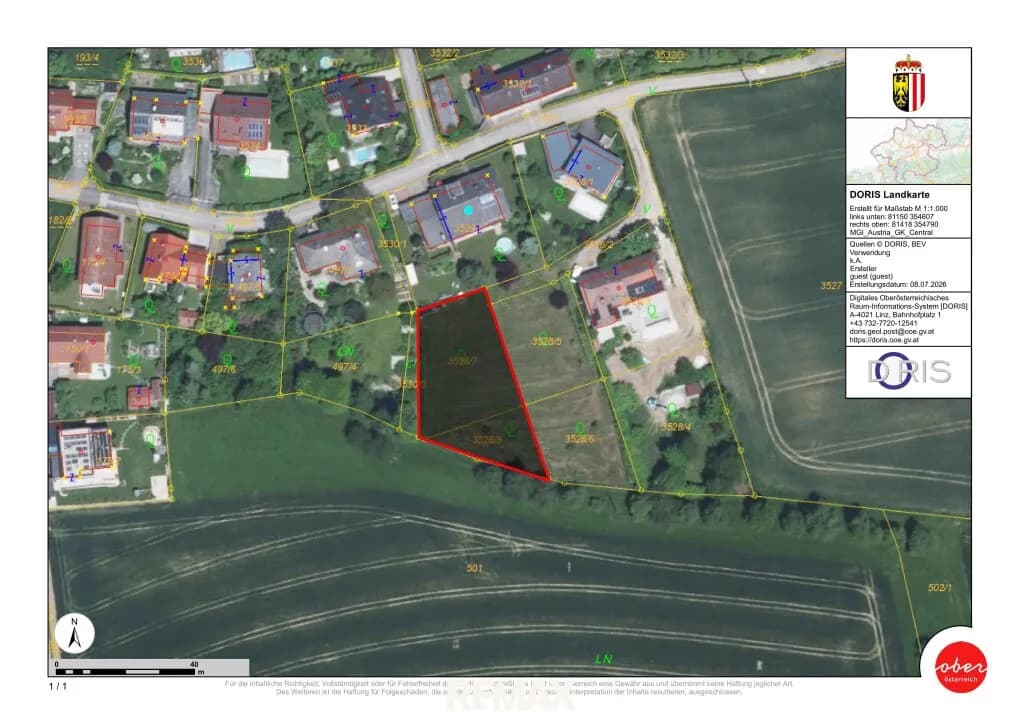 Grundstück kaufen in Urfahr-Umgebung – 1 301 m², € 299.000 – Bild 7 von 8