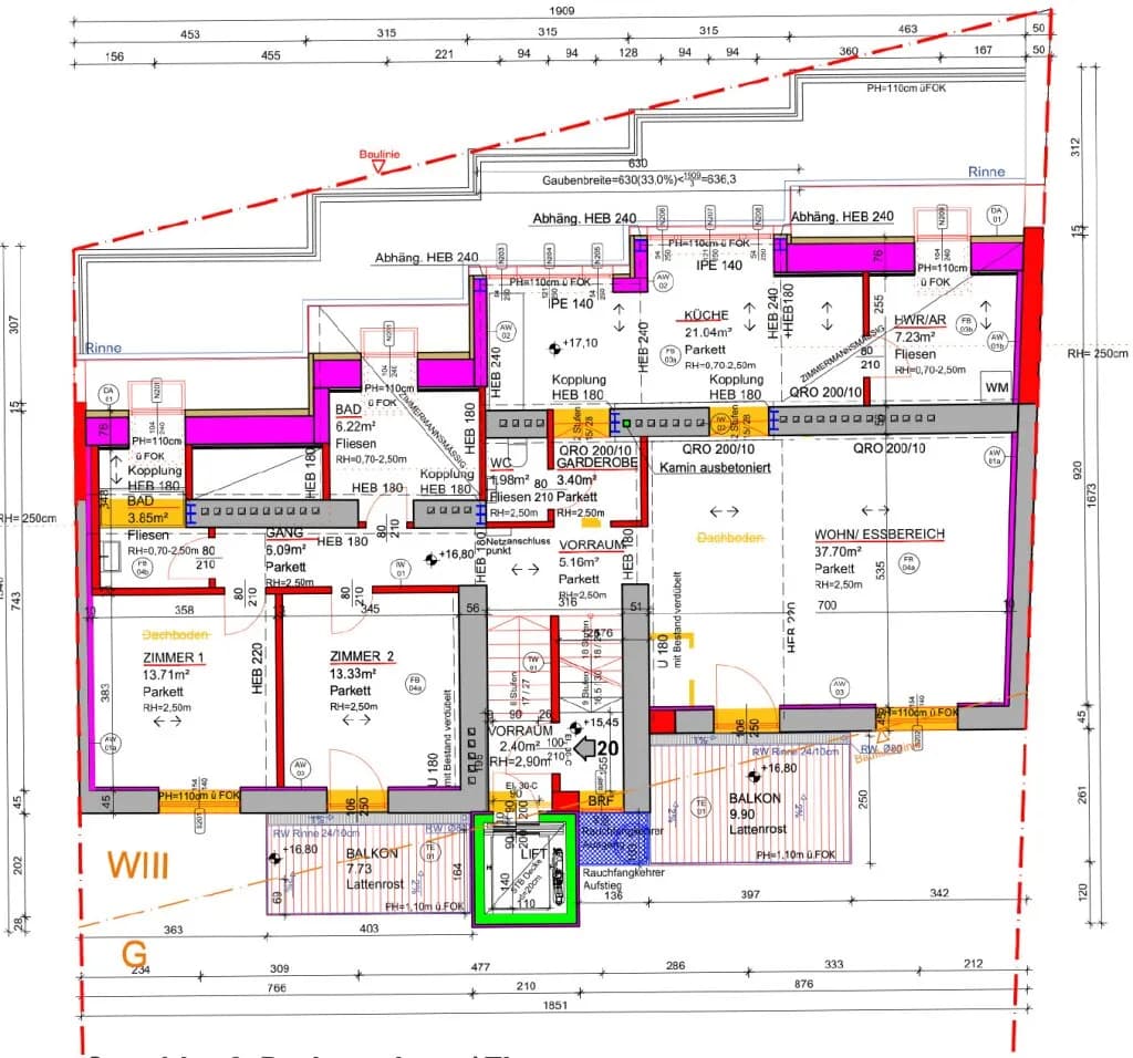 3-Zimmer-Wohnung kaufen in Wien – 126,11 m², € 1.420.000 – Bild 12 von 13