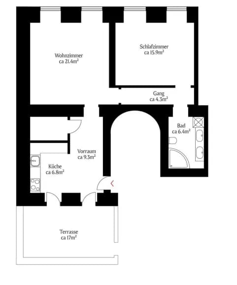 Wohnung mieten in Wien – 82 m², € 703 – Bild 9 von 11