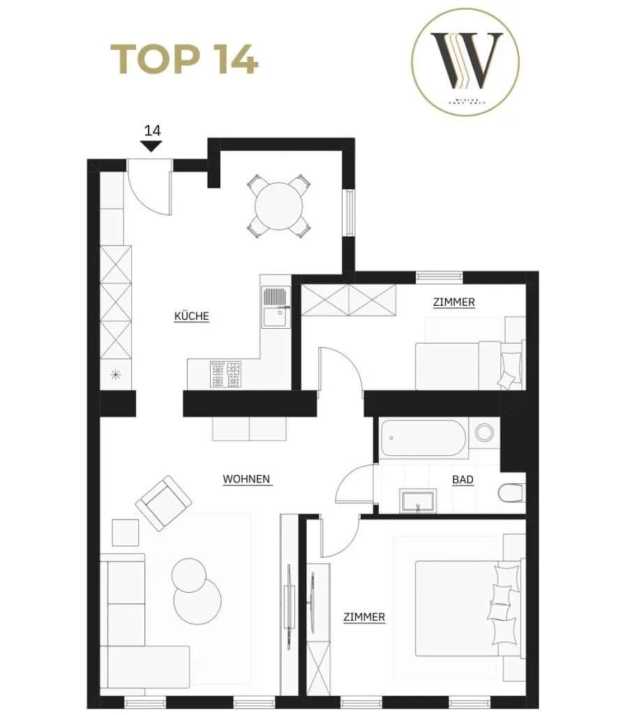 2-Zimmer-Wohnung kaufen in Wien – 66,71 m², € 419.000 – Bild 15 von 15