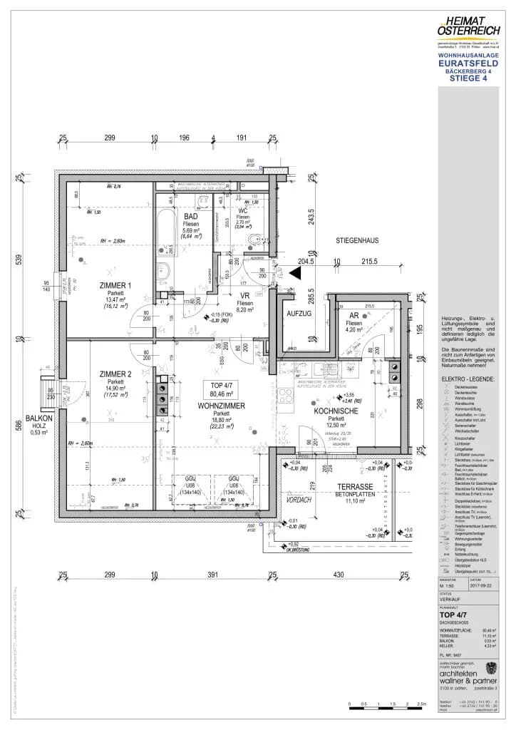3-Zimmer-Wohnung mieten in Amstetten – 80,46 m², € 1.053 – Bild 29 von 29