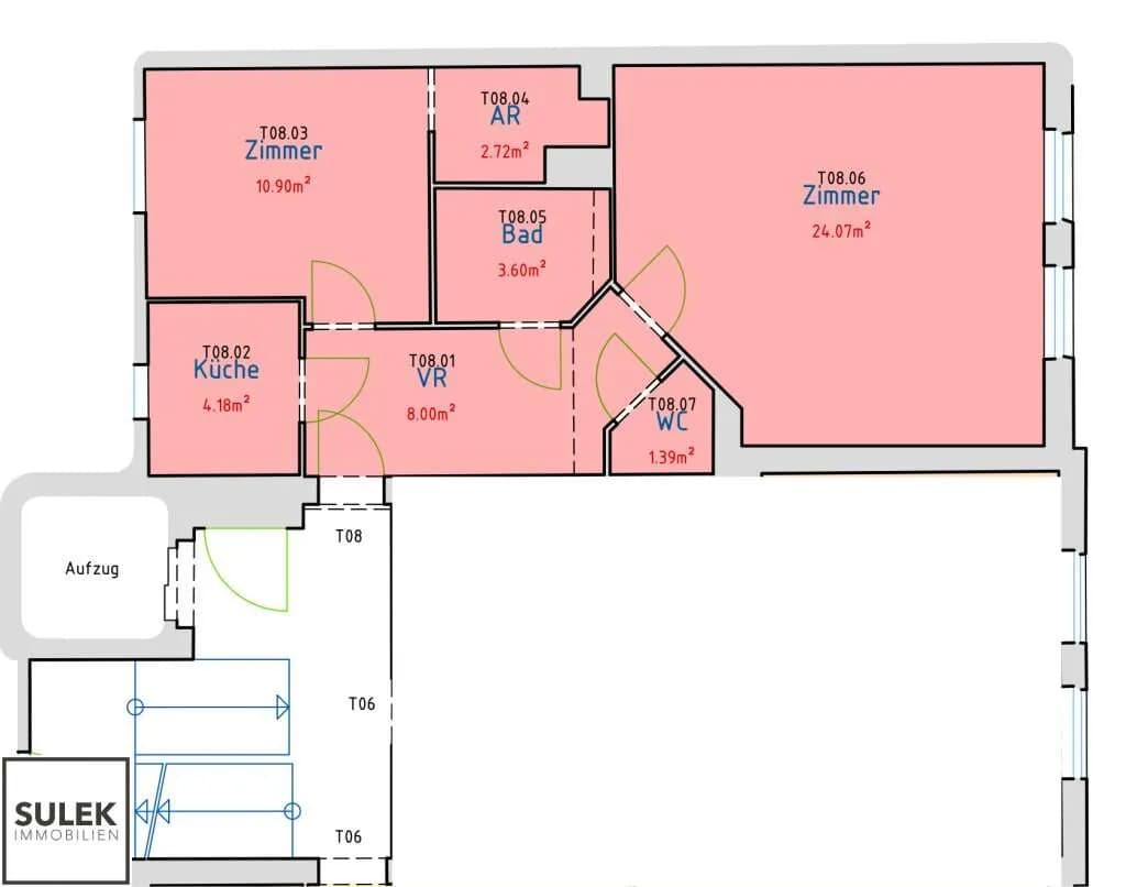 2-Zimmer-Wohnung kaufen in Wien – 55,45 m², € 230.000 – Bild 18 von 18