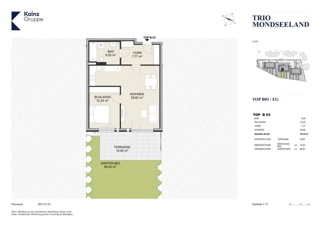 2-Zimmer-Wohnung kaufen in Vöcklabruck – 56,08 m², € 249.000 – Bild 5 von 5