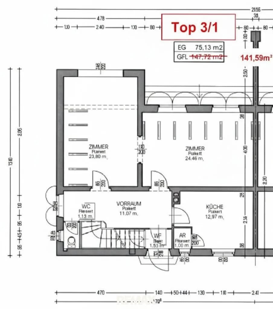 5-Zimmer-Haus kaufen in Neunkirchen – 141 m², € 277.000 – Bild 20 von 21