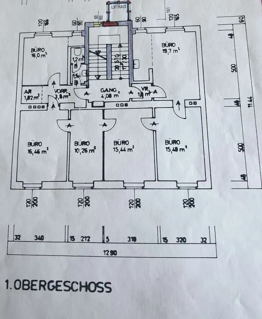 5-Zimmer-Gewerbeimmobilie mieten in Linz – 104 m², € 1.250 – Bild 8 von 8