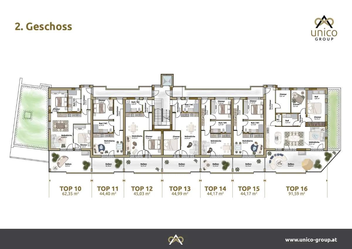 2-Zimmer-Wohnung mieten in Graz-Umgebung – 50 m², € 840 – Bild 27 von 29
