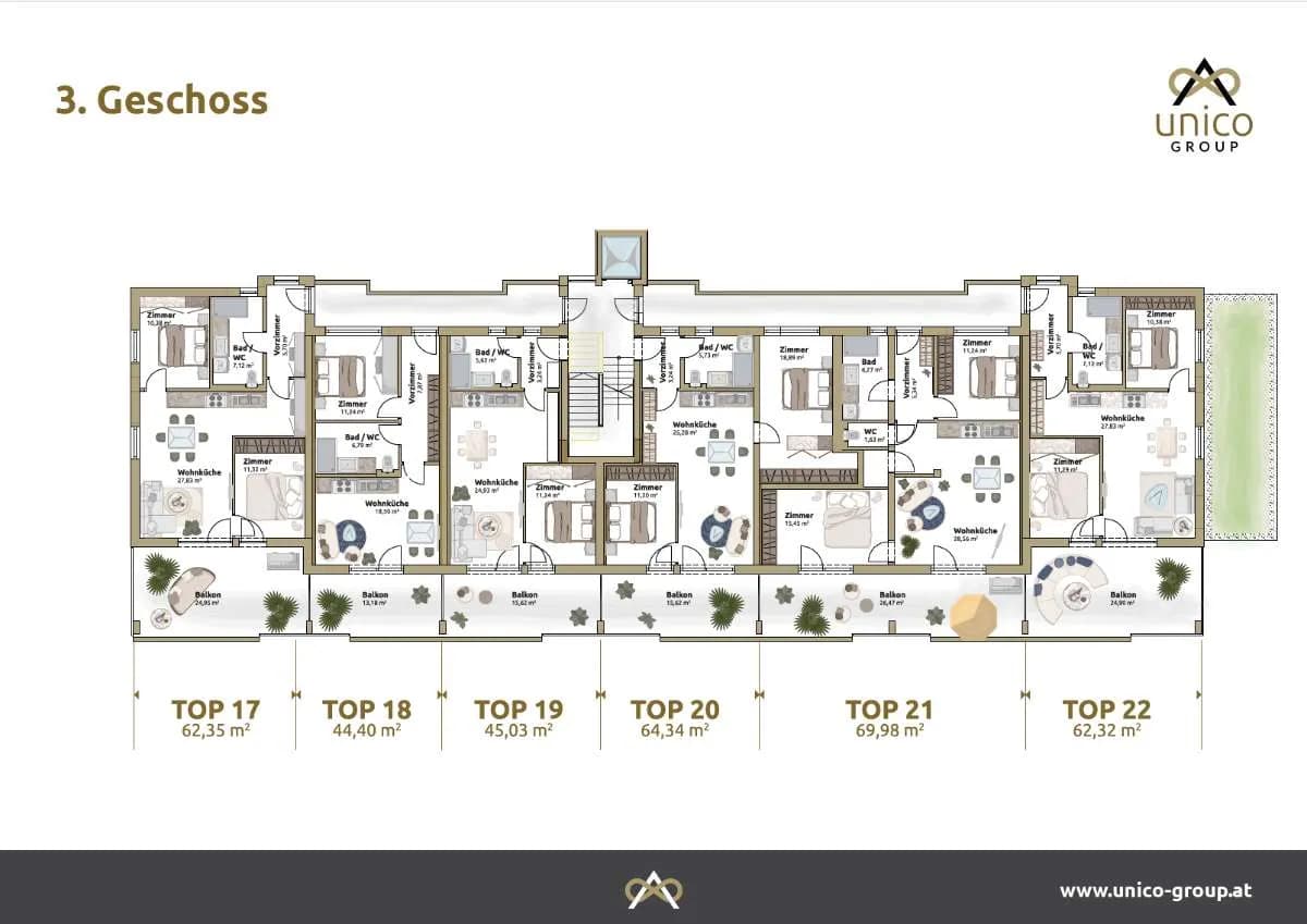2-Zimmer-Wohnung mieten in Graz-Umgebung – 50 m², € 840 – Bild 28 von 29