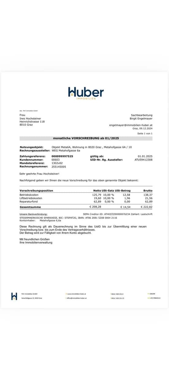 Wohnung mieten in Graz – 50 m², € 850 – Bild 12 von 13