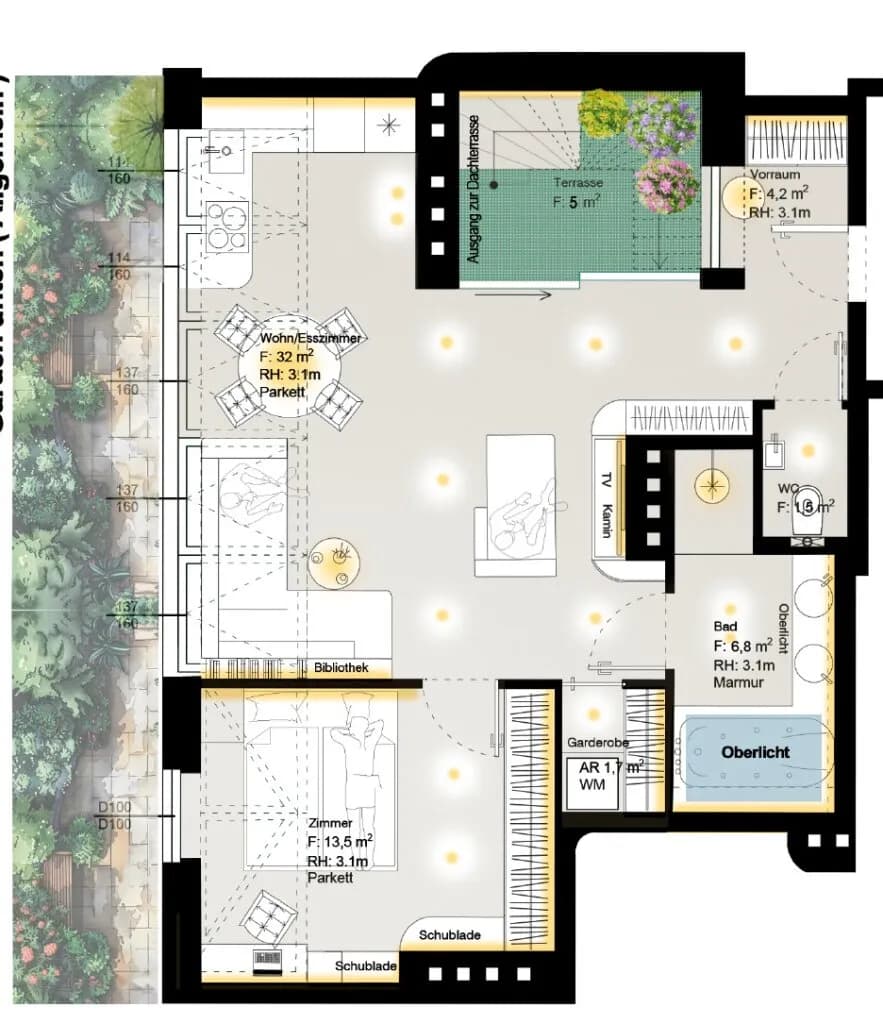 2-Zimmer-Wohnung kaufen in Wien – 55,42 m², € 499.000 – Bild 22 von 23