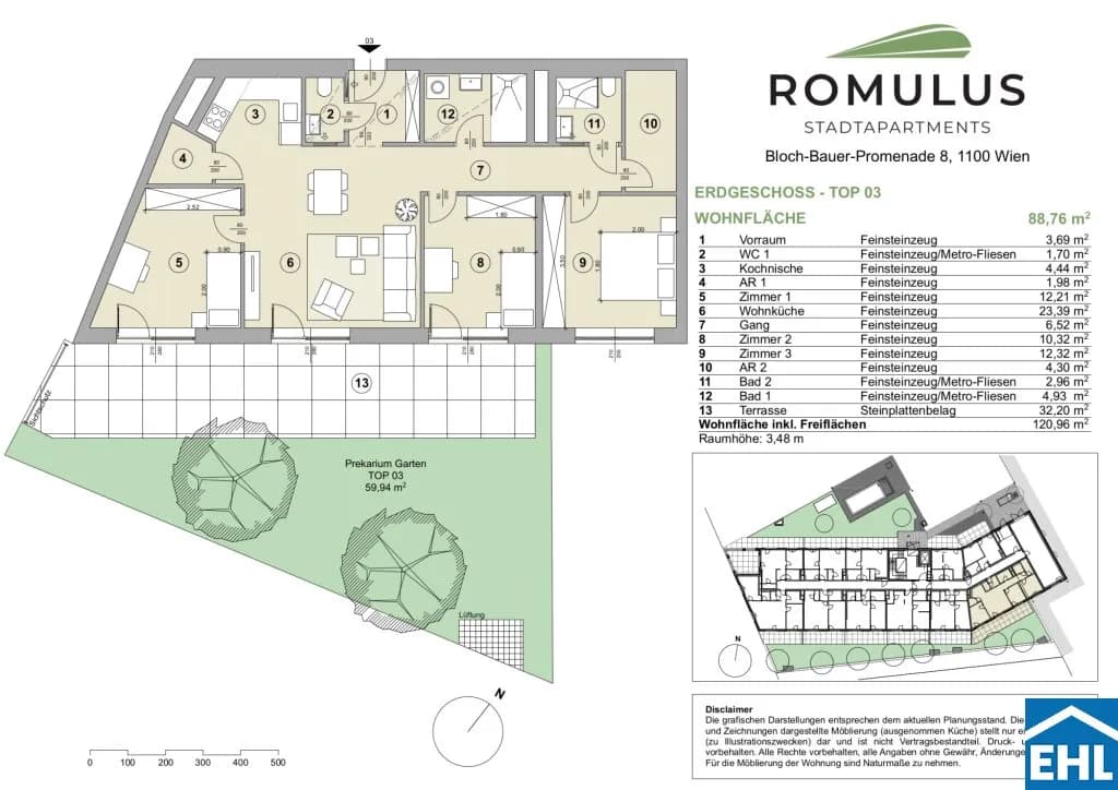 4-Zimmer-Wohnung mieten in Wien – 88,76 m², € 1.999 – Bild 15 von 15