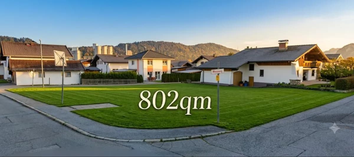 Grundstück kaufen in Reutte – 802 m², € 307.000