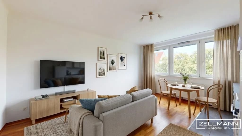 1-Zimmer-Wohnung mieten in Wien – 35,74 m², € 850