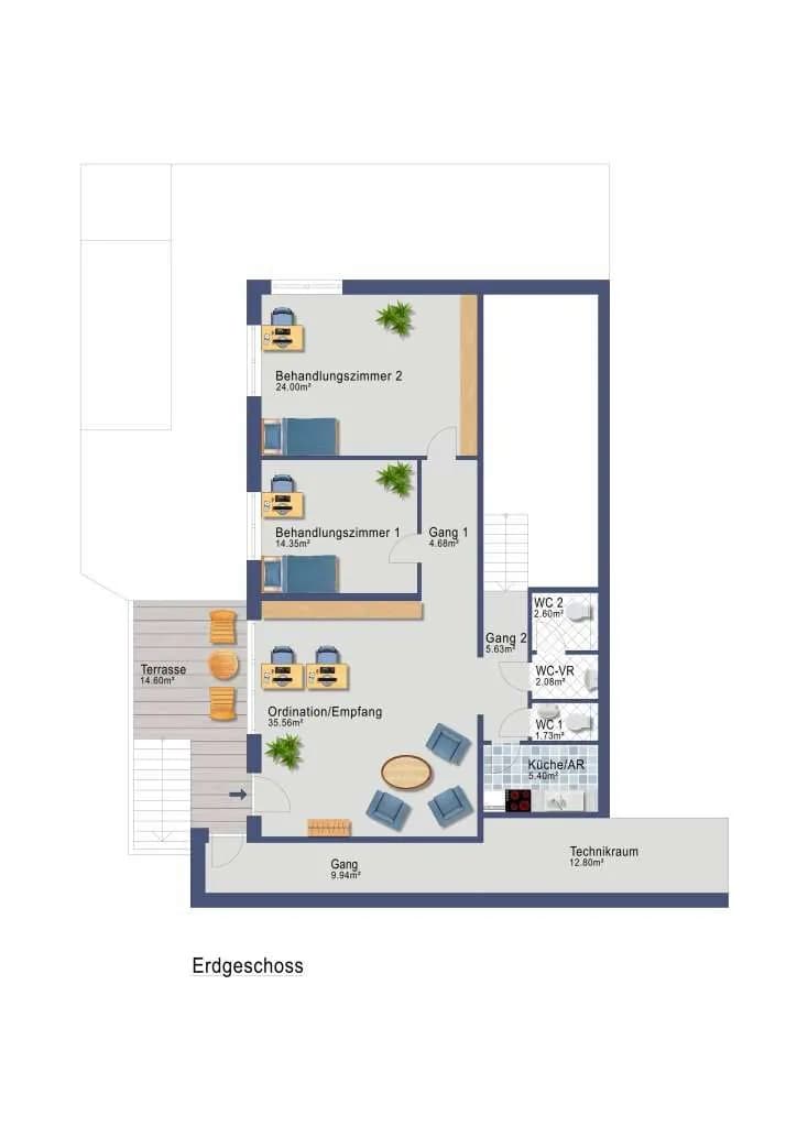4-Zimmer-Gewerbeimmobilie mieten in Wien – 117 m², € 2.665 – Bild 6 von 6