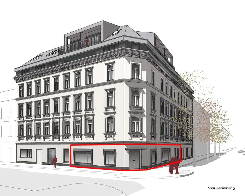 Gewerbeimmobilie mieten in Wien – 242 m², € 15