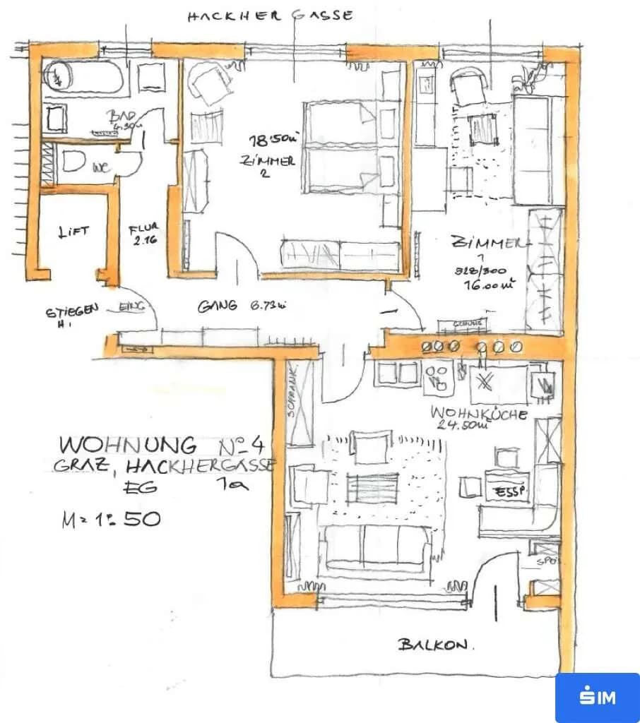 2-Zimmer-Wohnung kaufen in Graz – 80,43 m², € 199.000 – Bild 10 von 10