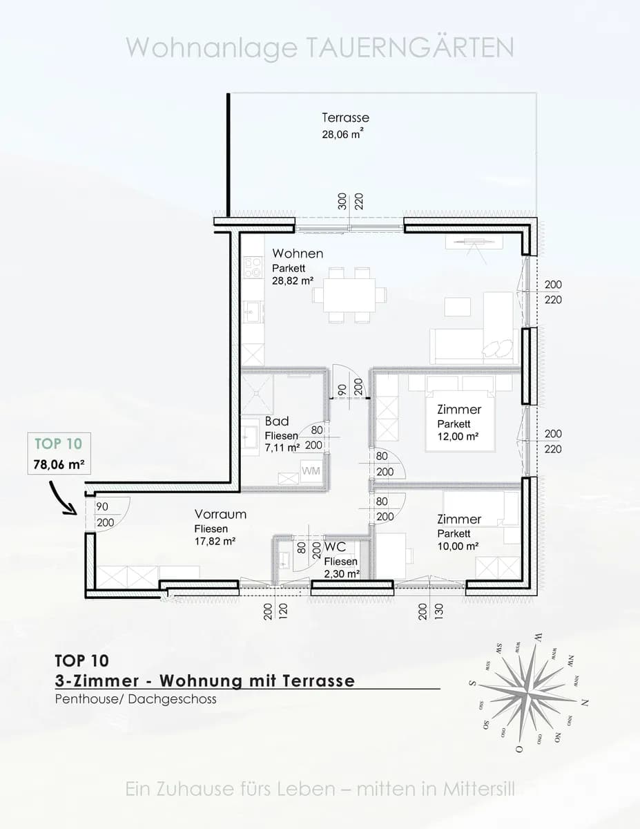 3-Zimmer-Wohnung kaufen in Zell am See – 78,06 m², € 507.390 – Bild 2 von 6