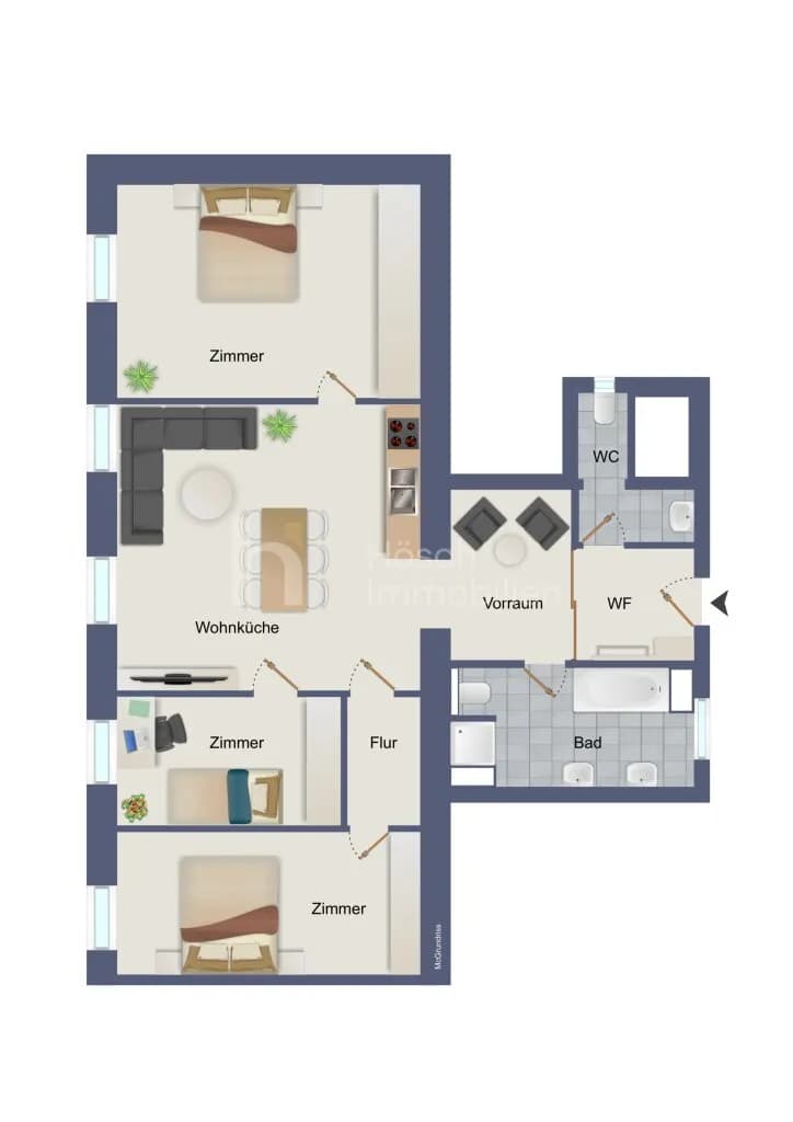 4-Zimmer-Wohnung kaufen in Wien – 109 m², € 599.000 – Bild 17 von 18