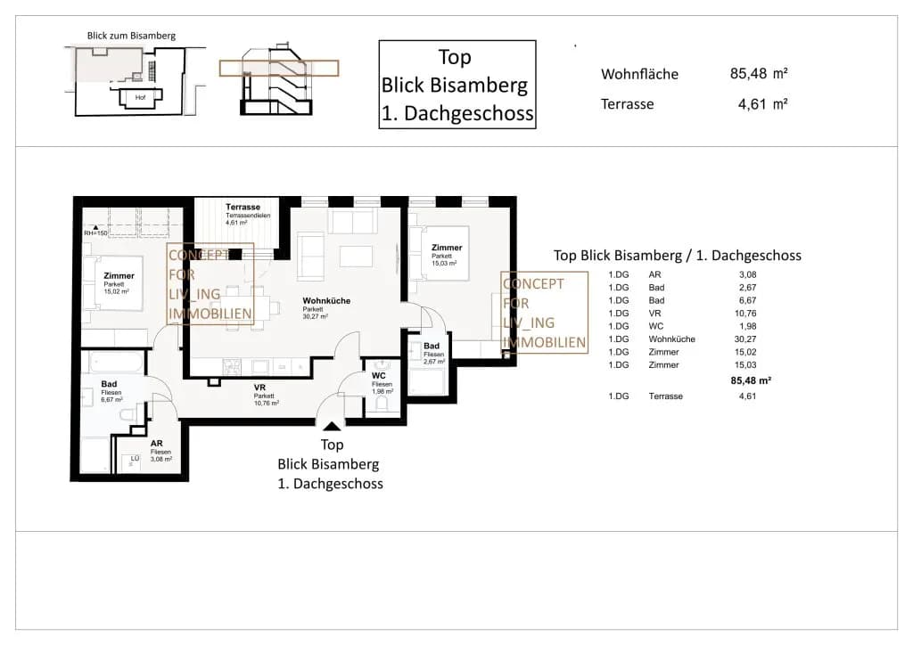 3-Zimmer-Wohnung kaufen in Wien – 85 m², € 435.000 – Bild 35 von 38