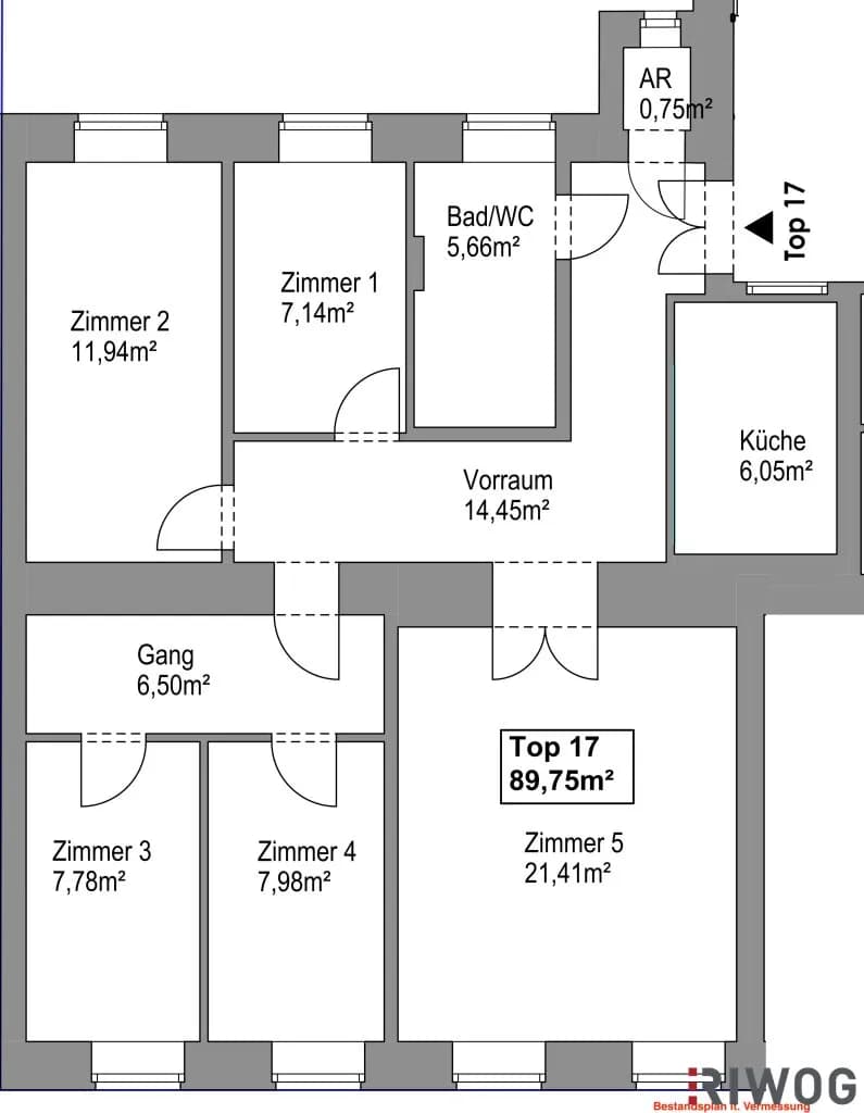5-Zimmer-Wohnung kaufen in Wien – 89,75 m², € 399.000 – Bild 39 von 39
