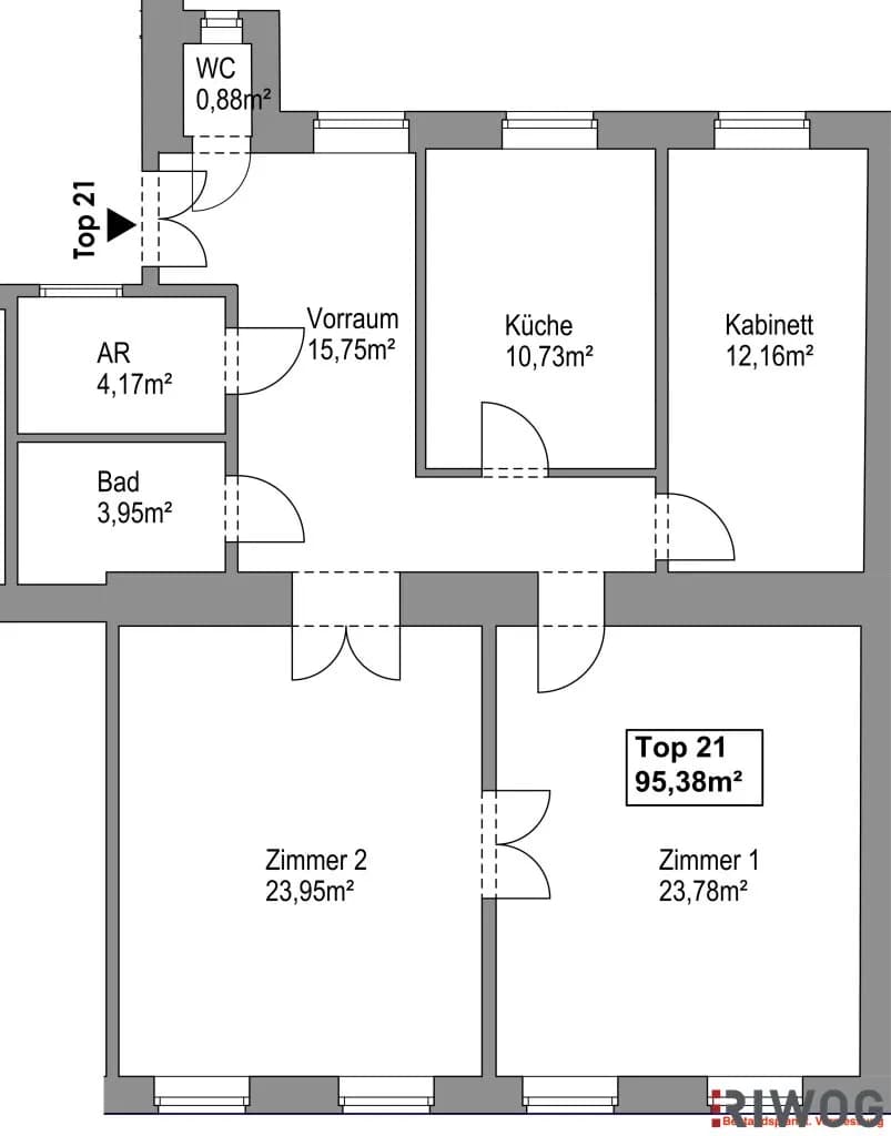 4-Zimmer-Wohnung kaufen in Wien – 93,95 m², € 459.000 – Bild 41 von 41