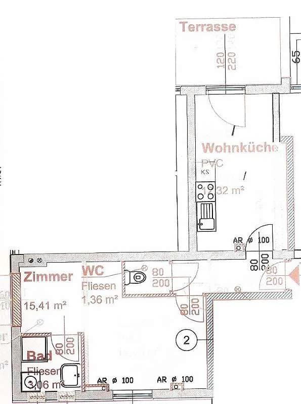 2-Zimmer-Wohnung mieten in Wien – 36 m², € 849 – Bild 8 von 13
