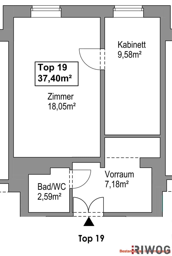 2-Zimmer-Wohnung kaufen in Wien – 37,4 m², € 179.000 – Bild 32 von 32