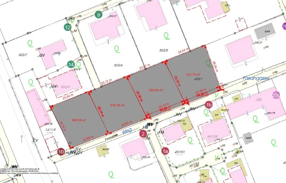 Grundstück kaufen in Graz-Umgebung – 600 m², € 185.000 – Bild 3 von 5