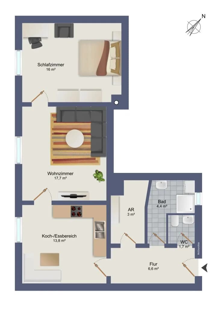 2-Zimmer-Wohnung kaufen in Weiz – 68,05 m², € 135.000 – Bild 24 von 24