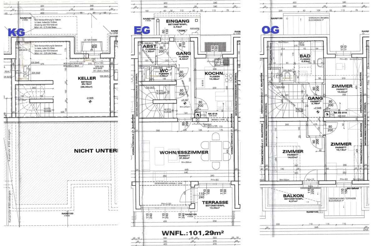 4-Zimmer-Haus mieten in Scheibbs – 101,29 m², € 850 – Bild 2 von 2