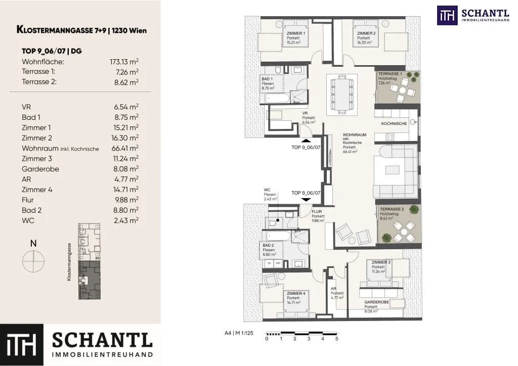 5-Zimmer-Wohnung kaufen in Wien – 174,06 m², € 1.125.000 – Bild 32 von 33
