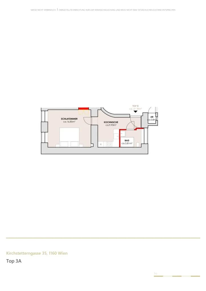 1-Zimmer-Wohnung kaufen in Wien – 31,39 m², € 179.000 – Bild 8 von 8