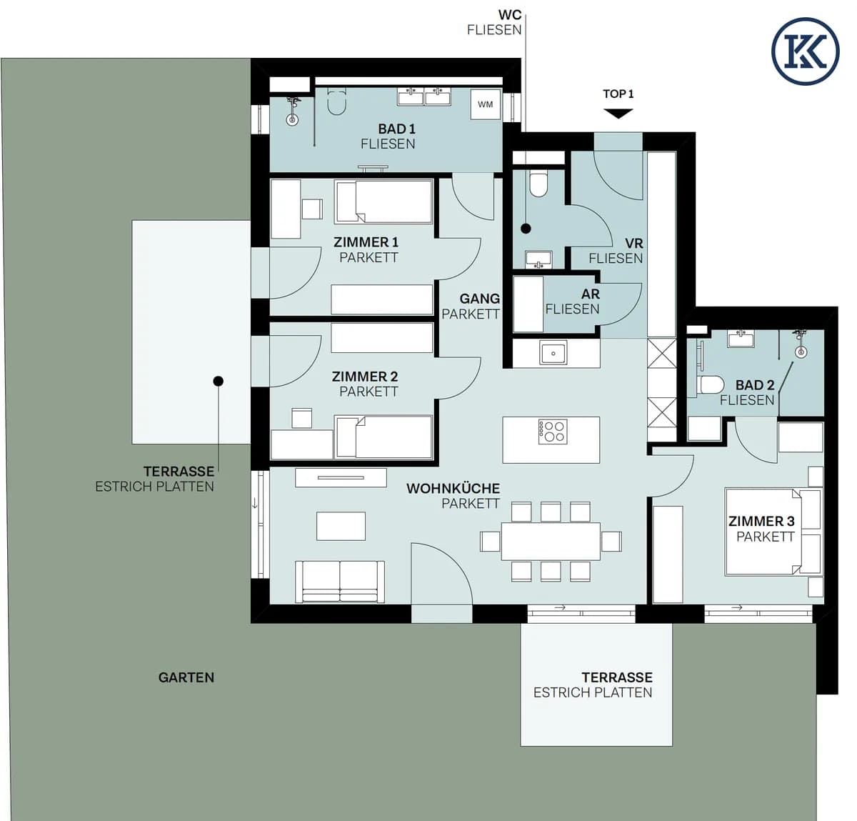 4-Zimmer-Wohnung kaufen in Wien – 93,77 m² – Bild 16 von 19