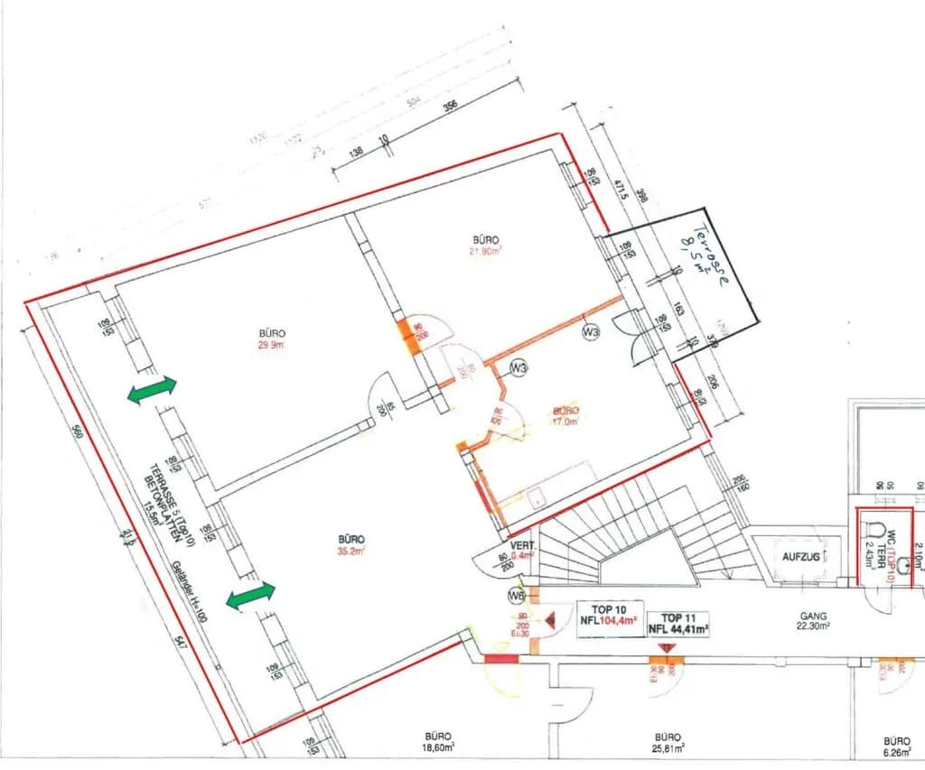 3-Zimmer-Gewerbeimmobilie mieten in Wien – 106 m², € 1.981 – Bild 12 von 12