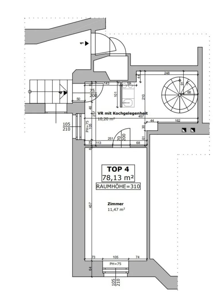 2-Zimmer-Gewerbeimmobilie kaufen in Wien – 77 m², € 193.000 – Bild 15 von 16