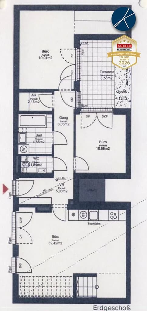 4-Zimmer-Gewerbeimmobilie kaufen in Wien – 113,61 m², € 575.000 – Bild 20 von 22
