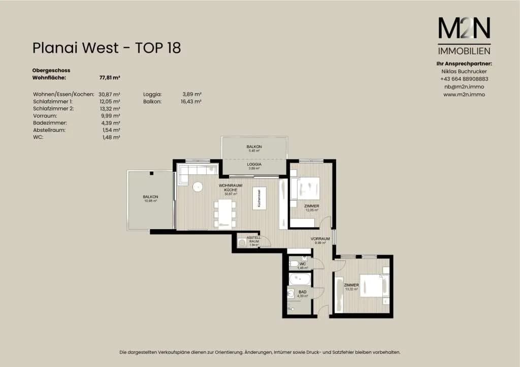 3-Zimmer-Wohnung kaufen in Liezen – 77,81 m², € 1.031.000 – Bild 5 von 5