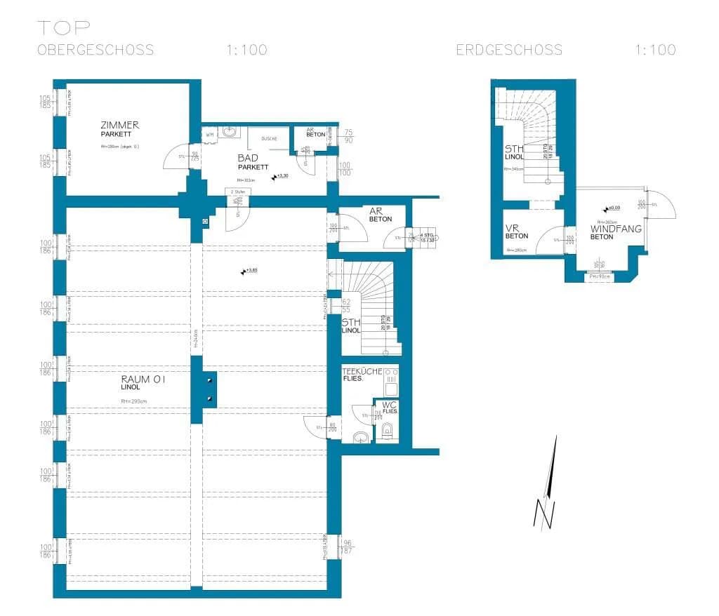 3-Zimmer-Gewerbeimmobilie mieten in Wien – 183 m², € 1.604 – Bild 5 von 5