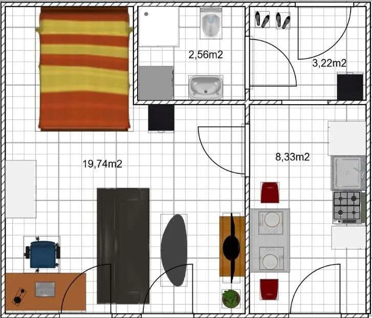 1-Zimmer-Wohnung mieten in Graz – 34 m², € 478 – Bild 8 von 8