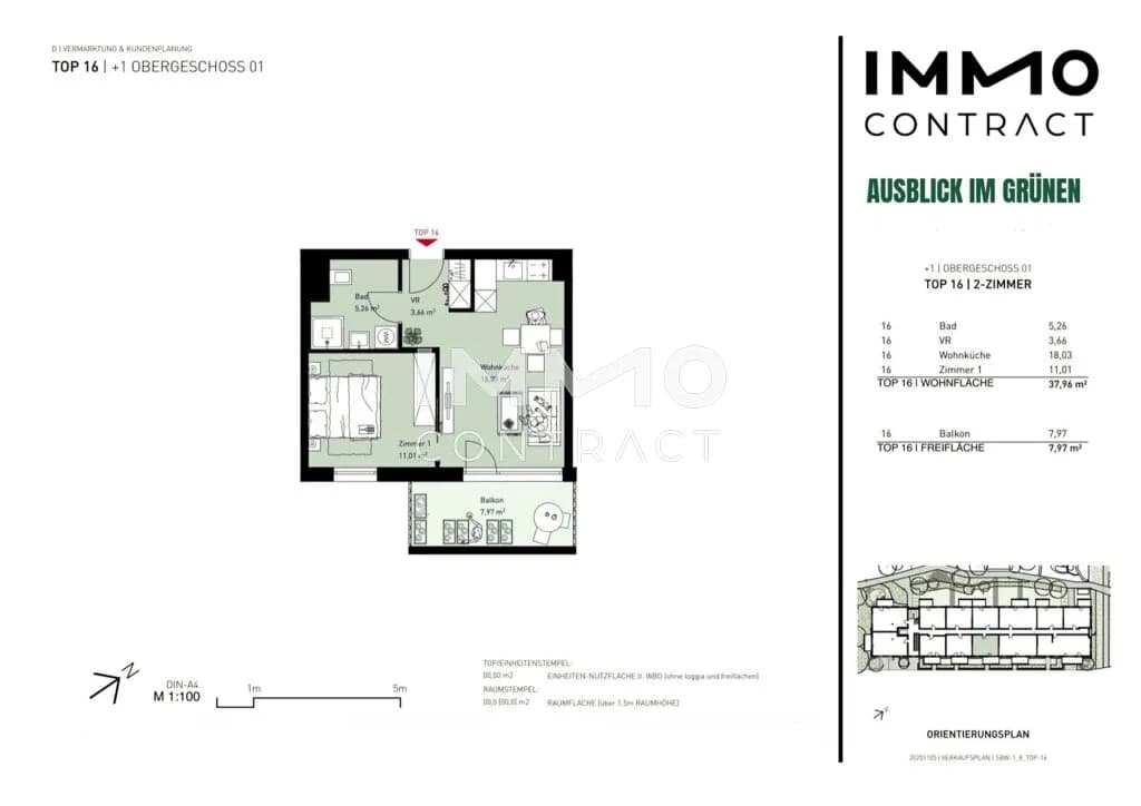 2-Zimmer-Wohnung kaufen in Wien – 37,96 m², € 249.500 – Bild 10 von 10