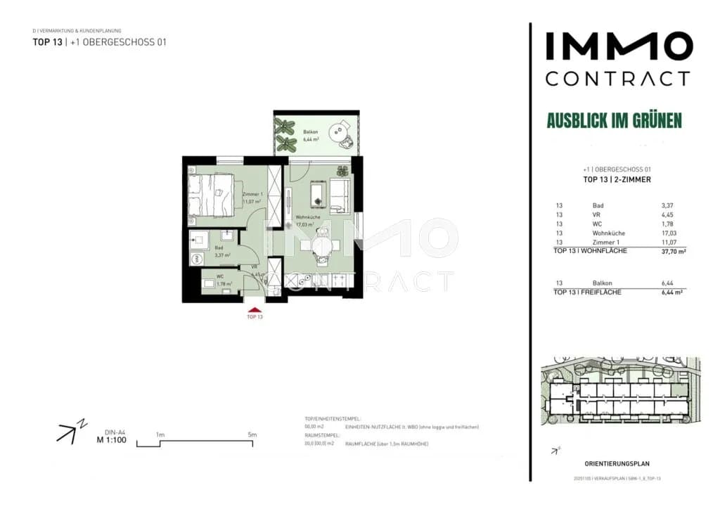 2-Zimmer-Wohnung kaufen in Wien – 37,7 m², € 237.500 – Bild 9 von 9